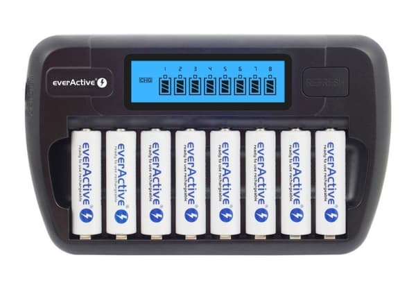 Oplader everActive NC-800 Sort