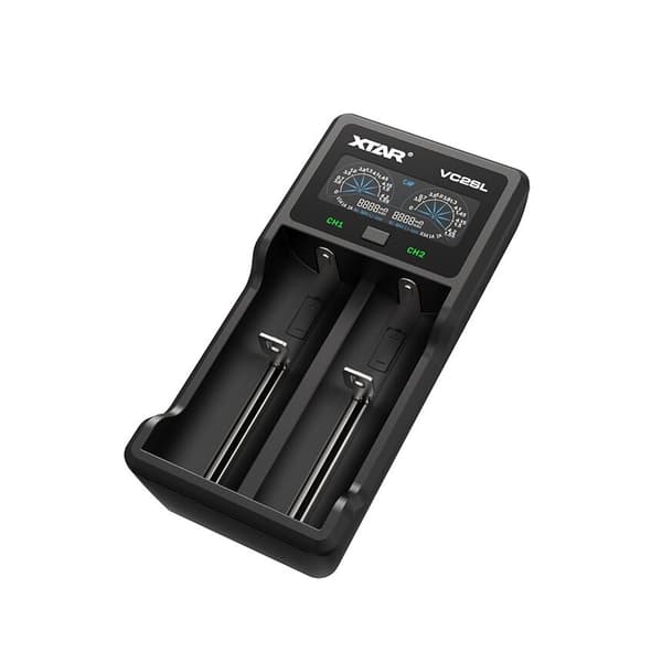 XTAR VC2SL Batterioplader Li-ion / Ni-MH / Ni-CD 18650