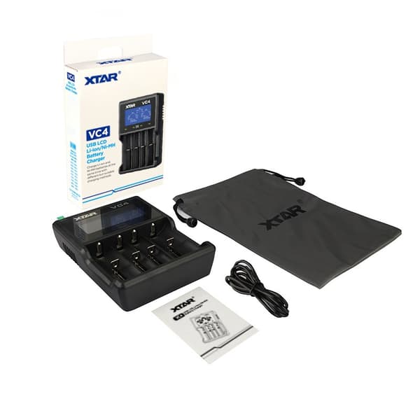 XTAR VC4 Husholdningsbatteri USB