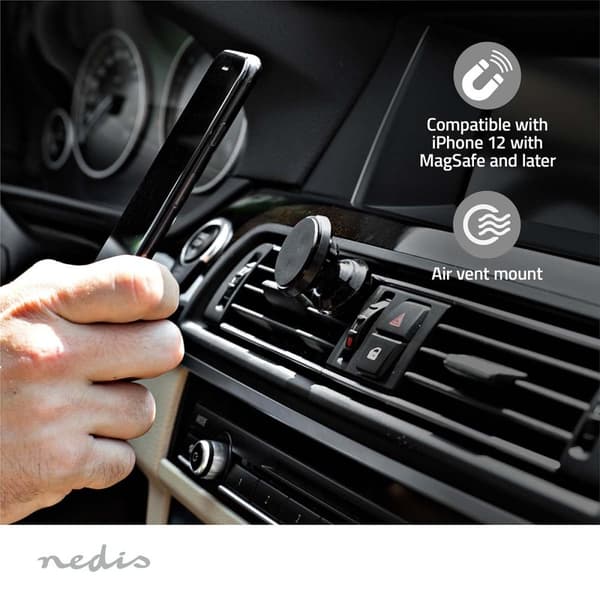 Nedis Langaton Autolaturi | 7.5 / 10 / 15 W | 1.5 / 1.67 / 2 A | 1.00 m | FOD / Ylijännite / Ylikuumenemissuoja / Ylivirta | USB Type-C™ | Sisältää ka