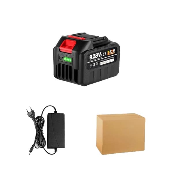 Genopladeligt Lithium Batteri, 20V, EU Stik, Batterikapacitetsindikator, 2x388VF-1 Oplader, 18V 1x928VF-1 Charger