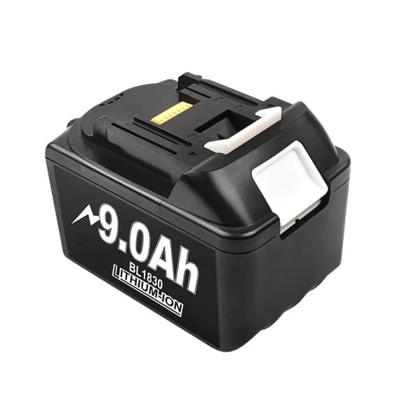 Makita 18V akku, päivitetty 9A kapasiteetti, litiumin korvausteknologia, 18V, 2 kpl 3000mAH BL1815 18V 7