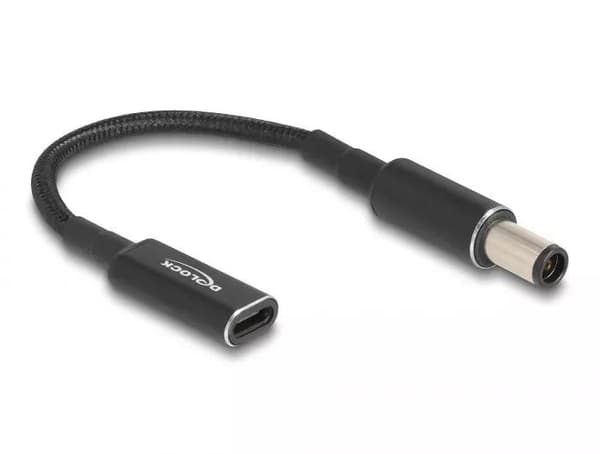 DeLOCK Laptop Charging Cable USB Type-C  to HP 7.4 x 5.0mm 15 cm