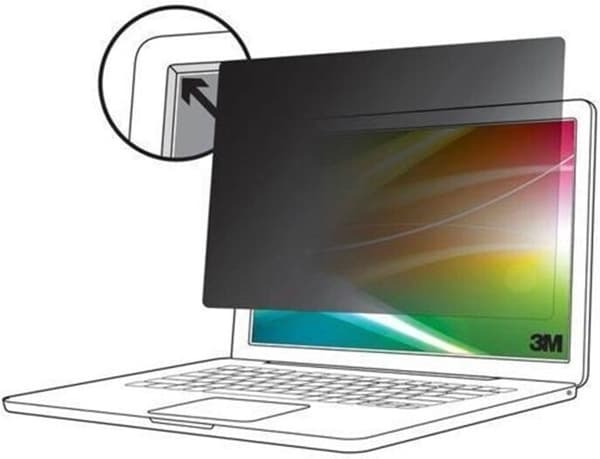3M™ Bright Screen 13,3" beskyttelse af datasikkerhed