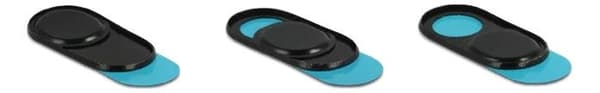 DeLOCK Webcam Cover for Laptop, Tablet and Smartphone 3 pack