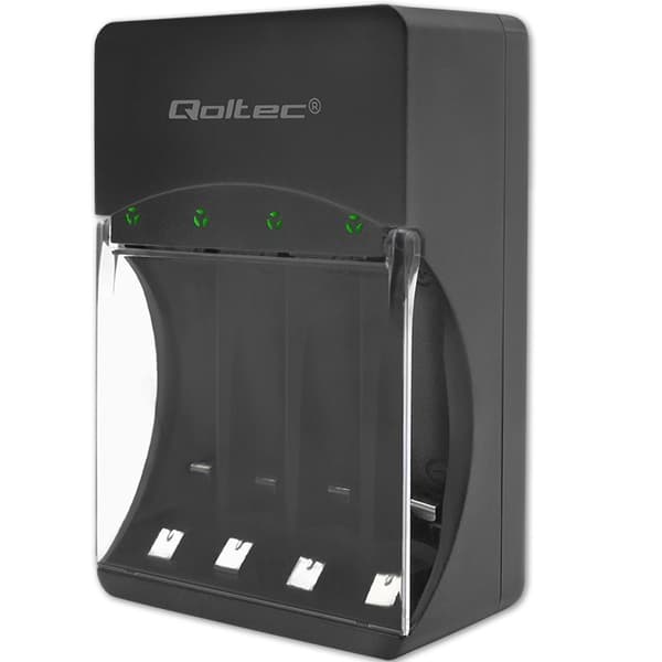 Qoltec 50653 batterioplader til Ni-MH type R03/AAA R6/AA