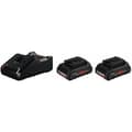 Miniatyrbild 1 av 5: Paket med 2 18V ProCORE 4Ah batterier + snabbladdare - BOSCH - 1600A01BA3