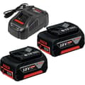 Miniatyrbild 1 av 2: Set med 2 Bosch Professional GBA 18V 5.0Ah batterier + GAL 1880 CV laddare - 1600A00B8J