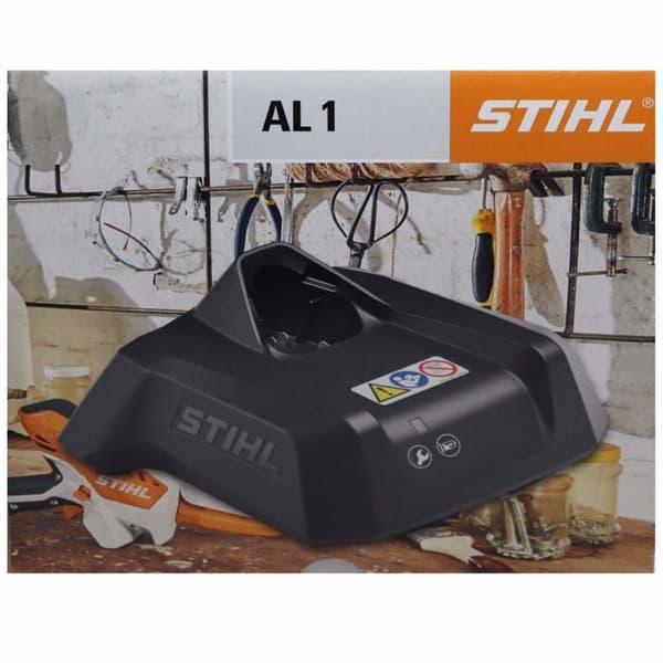 Snabbladdare - STIHL - AL 1 - Kompatibel med batteri AS 2 - LED-skärm - Valfritt väggmontering
