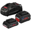 Miniatyrbild 1 av 2: Paket med 2 18V Procore 4Ah/5,5Ah batterier + snabbladdare - BOSCH - 1600A0214A