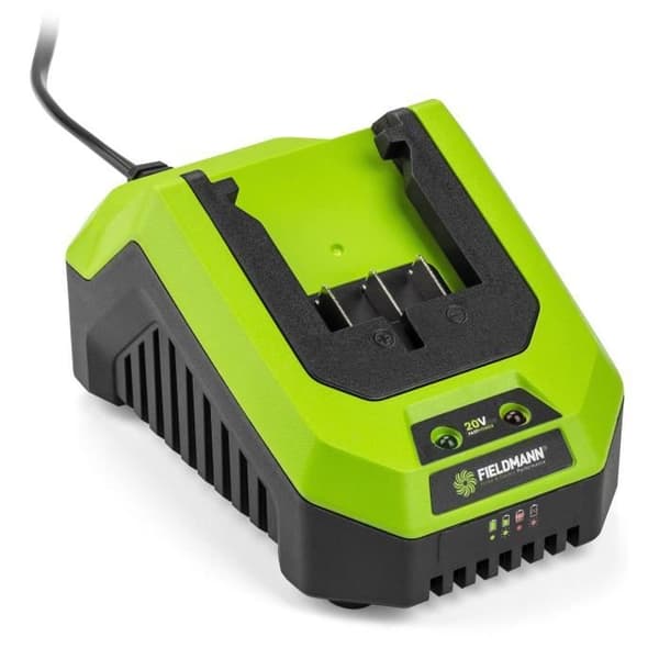 Laddare - FIELDMANN - För batteri 20V - Laddning 2Ah på 60 min - Kompatibel med 2Ah, 4Ah