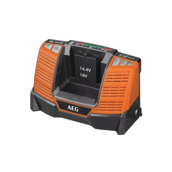AEG - GBS NiCD / NIMH / LI-ION glidladdare 14,4V/18V, för 18V batterier från 1,5 till 12,0Ah, nätspänning 220-240V - BL1418