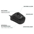 Miniatyrbild 2 av 5: VONROC Snabbladdare 20V – 86W – 4.0A – Passar VPower 20V batterier CD828AA, CD829AA