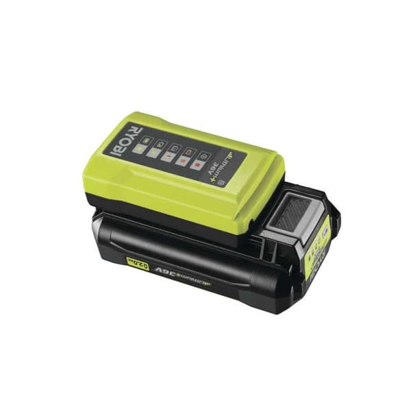 1 litiumbatteri + 36V - 2,0 Ah og 1 standardoplader 1,7 A Ryobi Maxpower