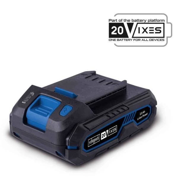 2,0 Ah 20 V batteri - universalbatteri til SCHEPPACH 20 V IXES-serien