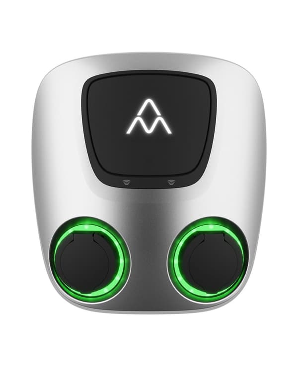 Charge Amps Aura 2x22 kW 3P 32A Type2 4G/WiFi/LAN OCPP RCD -latausasema, CA-131503