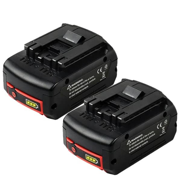 18V 6000mAh Bosch-kompatibelt litiumbatteri, hög kapacitet, bred kompatibilitet,2 stycken