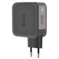 Miniatyrbild 5 av 5: Laddare Sektor GaN 100W med 3x USB-C + USB Snabbladdning Kompakt Swissten Svart