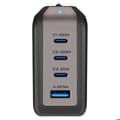 Miniatyrbild 2 av 5: Laddare Sektor GaN 100W med 3x USB-C + USB Snabbladdning Kompakt Swissten Svart