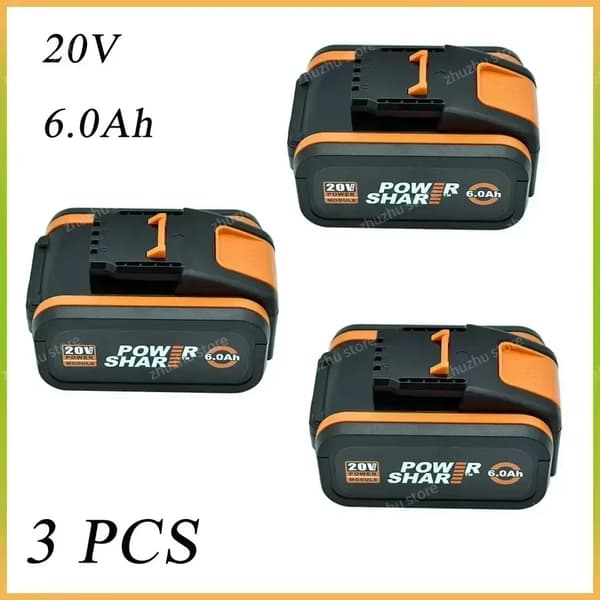 Batteri, Li-Ion, Modell WA3553,Worx 6AhX3