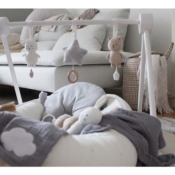 Baby gym træ, Hvid - Jabadabado