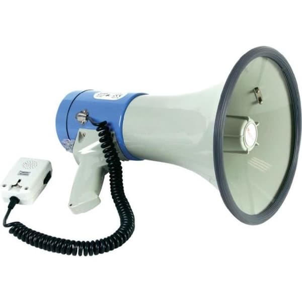 Megafon - Velleman - MP25SFM - 25 W - Grön - Med Siren