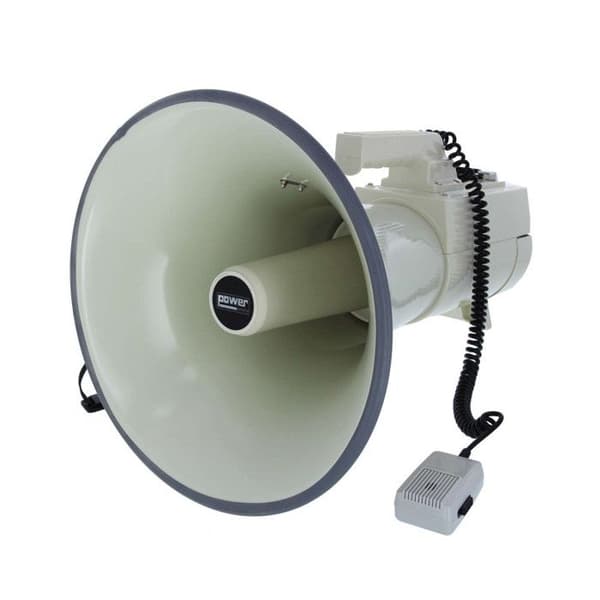 POWER ACOUSTICS MEGAPOWER 60 WIR trådlös megafon - 60W med UHF handhållen mikrofon