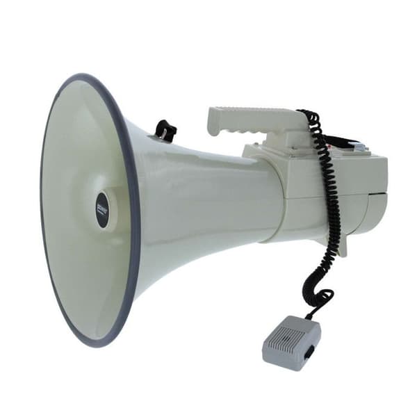 POWER ACOUSTICS MEGAPOWER 60 WIR trådlös megafon - 60W med UHF handhållen mikrofon