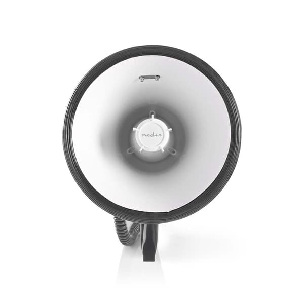 Nedis Megafoni | Maksimi alue: 1500 m | Maksimi Äänenvoimakkuuden Säätö: 120 dB | Irroitettava Mikrofoni | Sisäänrakennettu sireeni | Bluetooth® | Tal
