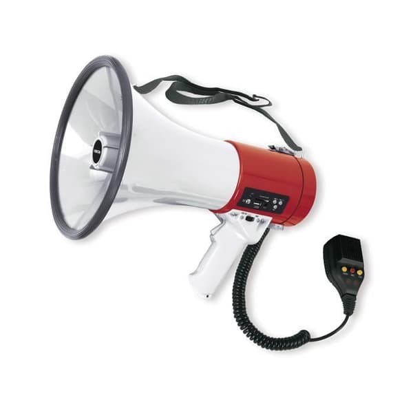 Fonestar megafon - 25 W - USB/SD/MP3 - Meddelandeinspelare - Litiumbatteri