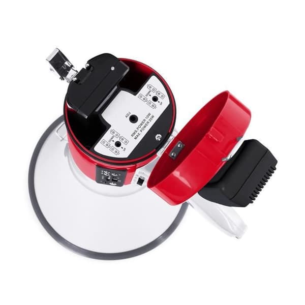 Fonestar megafon - 25 W - USB/SD/MP3 - Meddelandeinspelare - Litiumbatteri