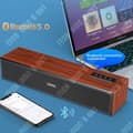 Miniatyrbild 4 av 4: TD® Home Retro Trä Långband Trådlös Bluetooth-högtalare Desktop Mobiltelefon Kortförstärkare
