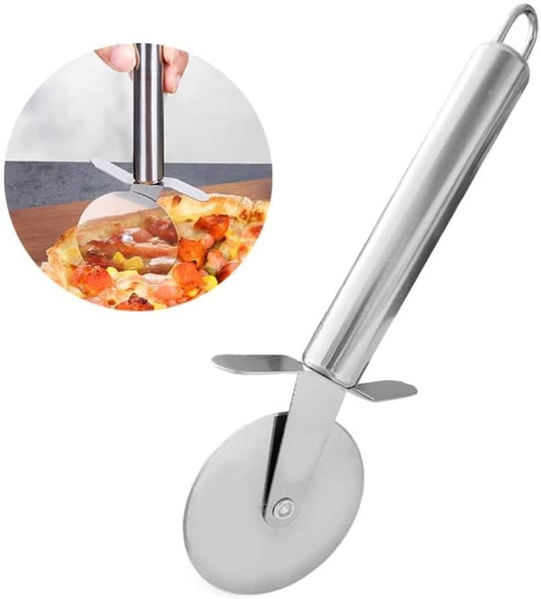 Pizzahjul i Rostfritt stål .
