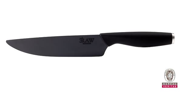 RAW Obsession Keramisk Kockkniv - Svart