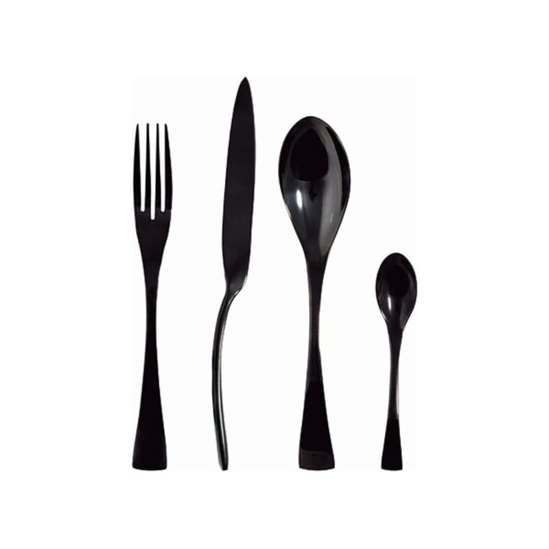 Bestick Infinity Chefs Essence Svart Rostfritt stål (16 pcs)