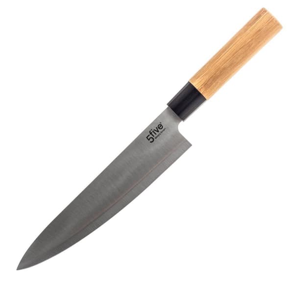 5x knive med knivstativ