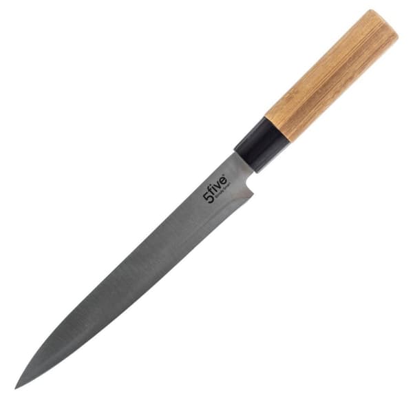 5x knive med knivstativ
