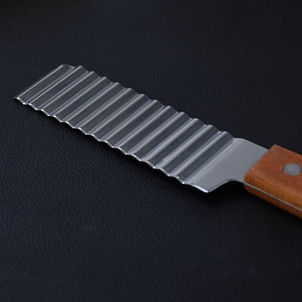Tagget pommes frites kniv