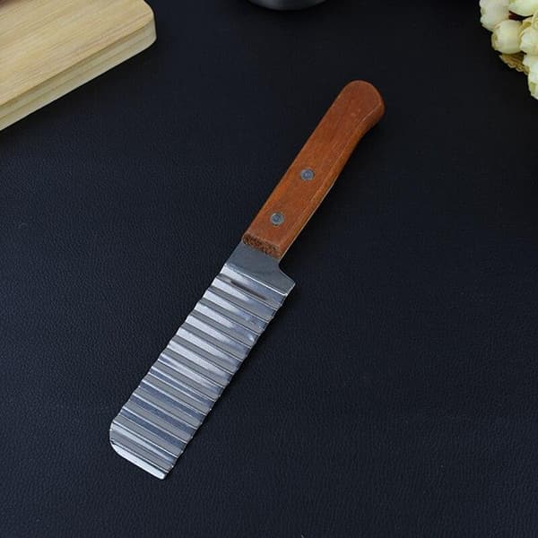 Tagget pommes frites kniv