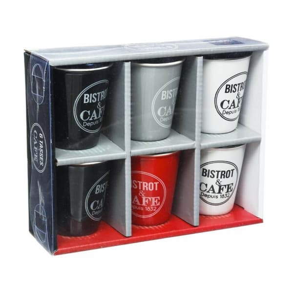 Kahvisetti 5five Simply Smart Bistrot Monivärinen 110 ml