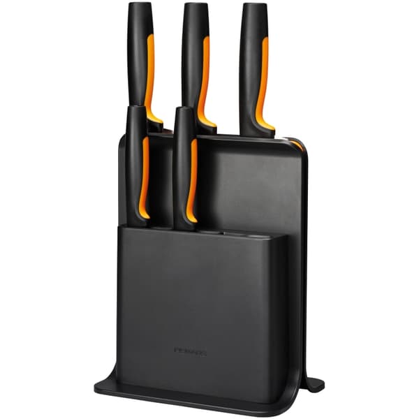 Fiskars Knivblock i plast med 5 knivar
