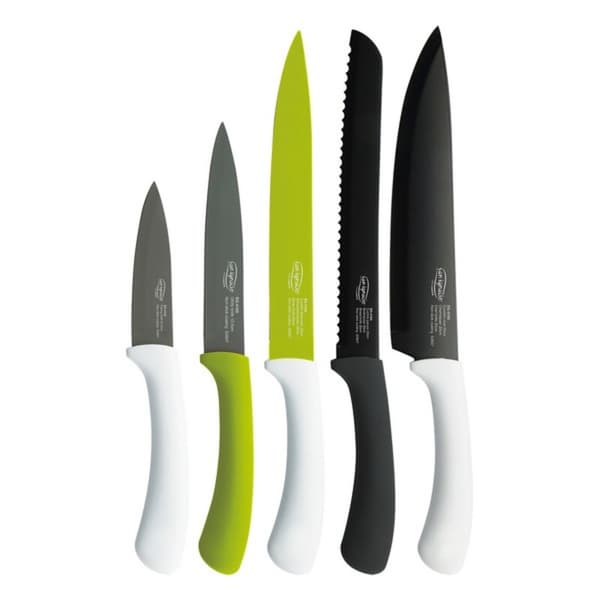 Knivsett San Ignacio green sg4165 Rustfritt stål Grå