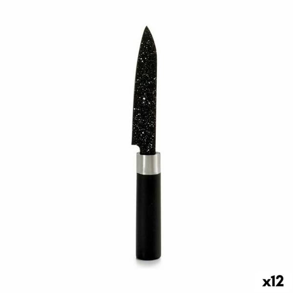 Skrellkniv Kinvara KT11-5604M06 Svart Rustfritt stål Plast 2,5 x 20,5 x 1,7 cm Marmor (12 enheter)