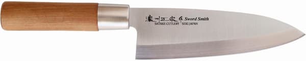 SATAKE Noushu Masamuke Saku Chrome Deba kockkniv, 16 cm