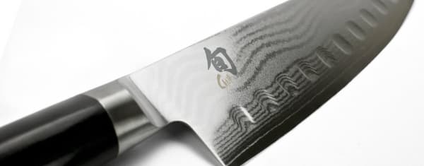 KAI Shun Classic DM0718 18 cm - Santoku-kniv med oval sliping