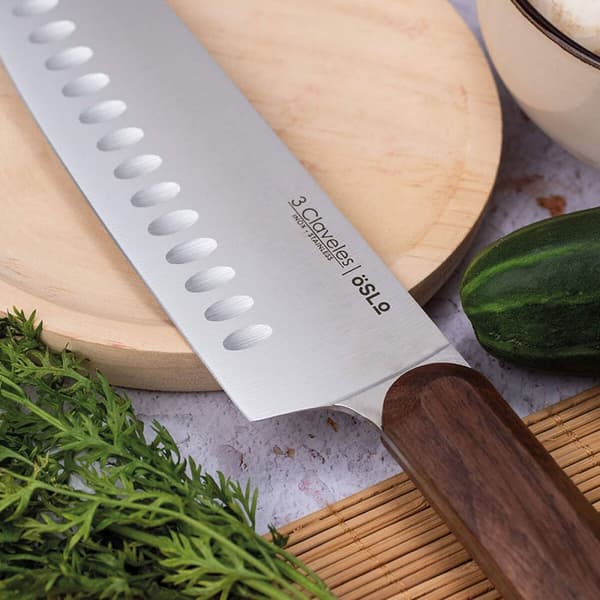 Santokukniv 3 Claveles Oslo Rustfritt stål 17,5 cm