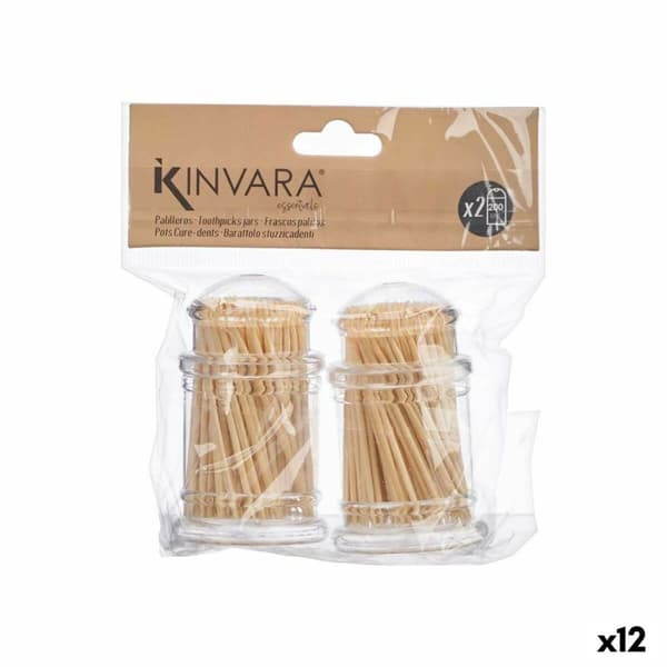 Hammastikkuteline Kinvara AR1810522 Läpinäkyvä 2 Kappaletta