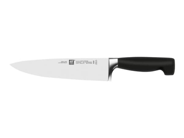 ZWILLING Four Star - Köksmästarkniv - 20 cm - svart handtag