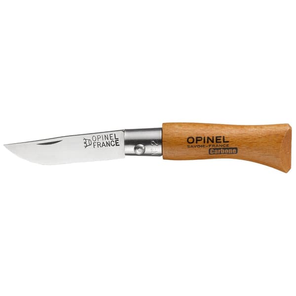 Förskärarkniv Opinel Kolstål bokträ 3,5 cm