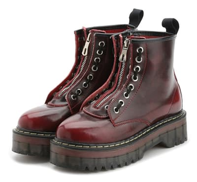 Boots i äkta skinn